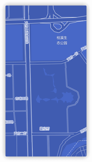 科技蓝个性化高清地图