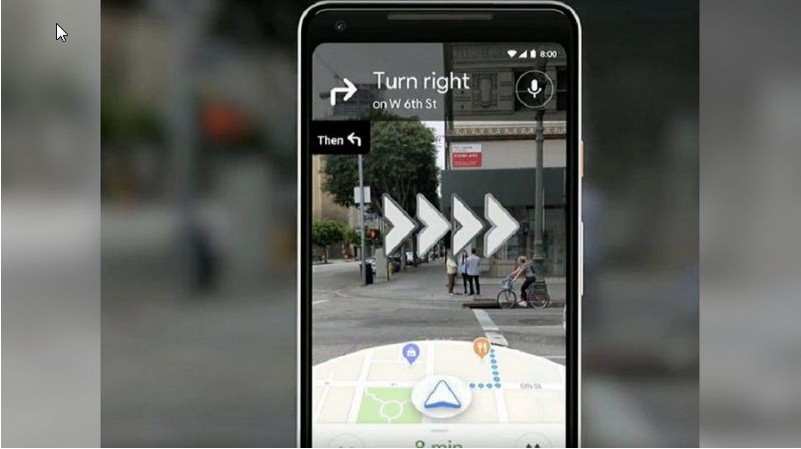 路痴不必再怕迷路！谷歌测试AR导航地图.jpg