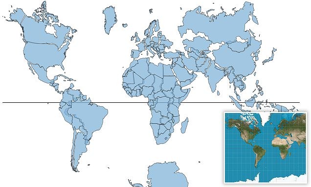 世界地图错了！　英科学家曝真相「非洲比北美洲大3倍」
