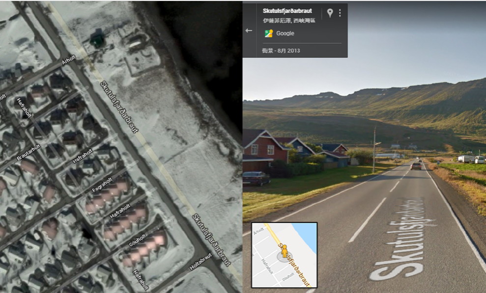 冰岛小镇镇长向Google地图抗议：卫星空拍街景太白了.jpg